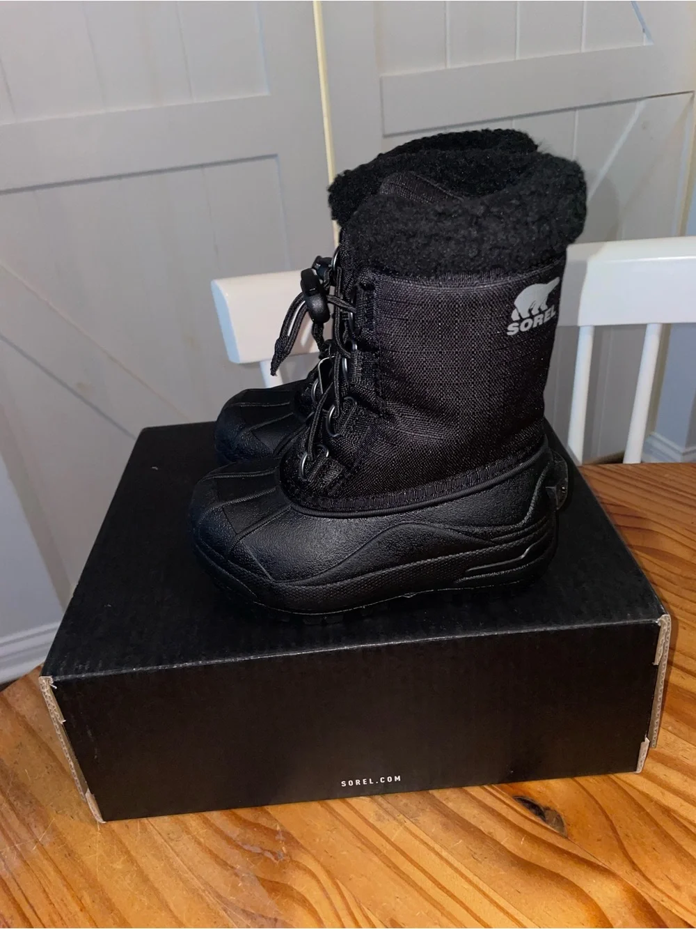 Sorel Cumberland Black Boots Toddler Waterproof Snow Boot  SZ 9 NWB